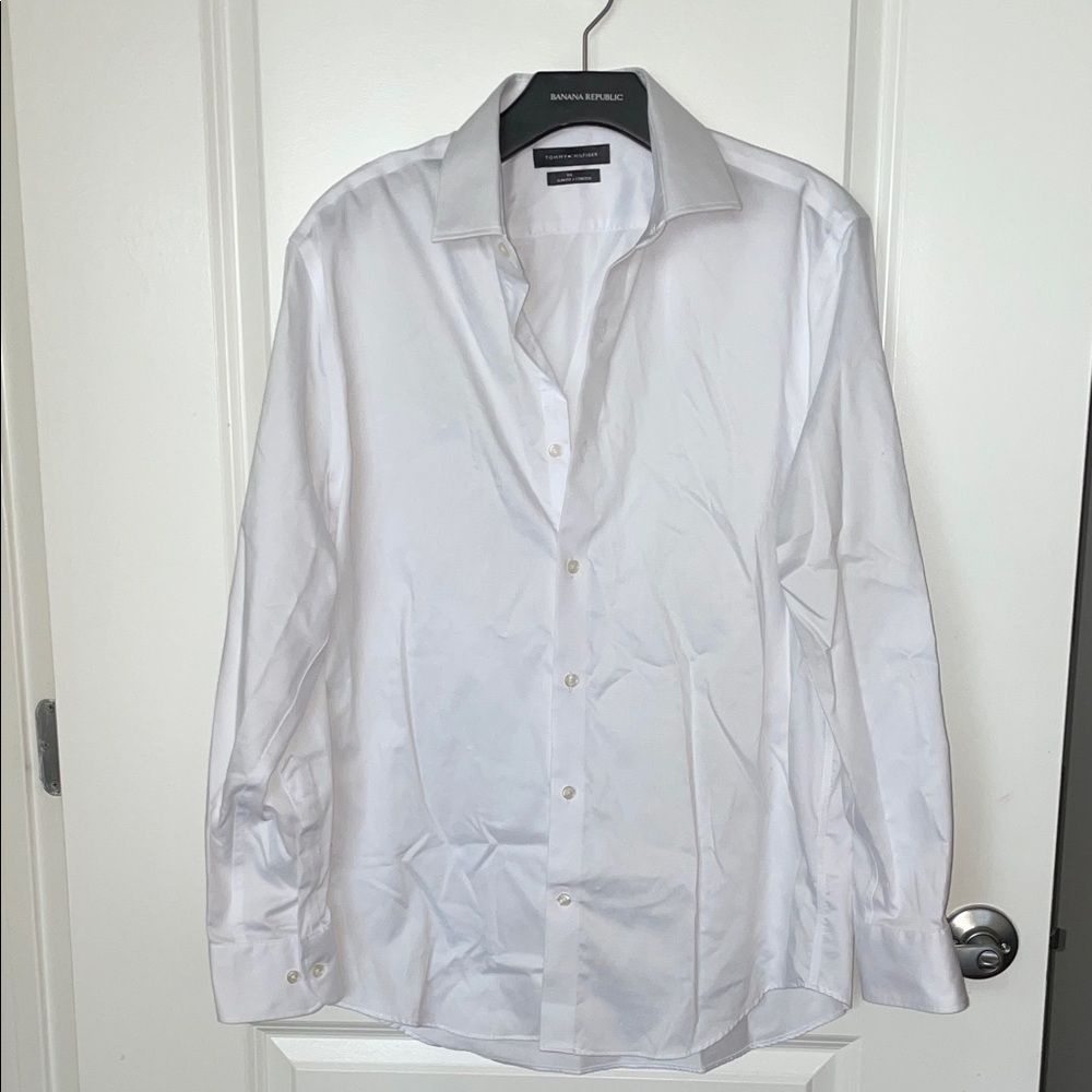 Tommy Hilfiger White Dress Shirt for Men